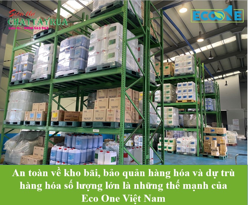 An toàn về kho bãi, bảo quản hàng hóa và dự trù hàng hóa số lượng lớn là những thế mạnh của